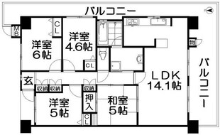 リバーガーデン光善寺枚方の物件間取画像